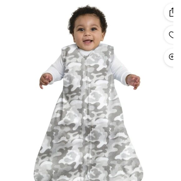 HALO SleepSack Sand + Stone Small Micro-Fleece Safe Sleep Made Easier NWT - Picture 4 of 4